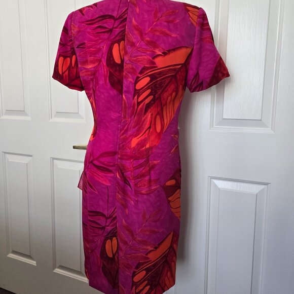 VINTAGE JOHN ROBERTS DRESS SIZE 10 - Picture 2 of 8